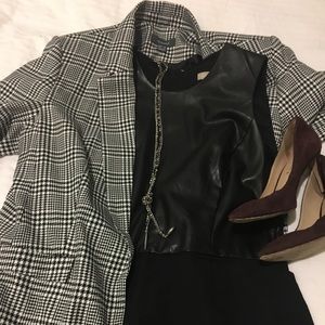 Banana Republic Leather Sheath dress